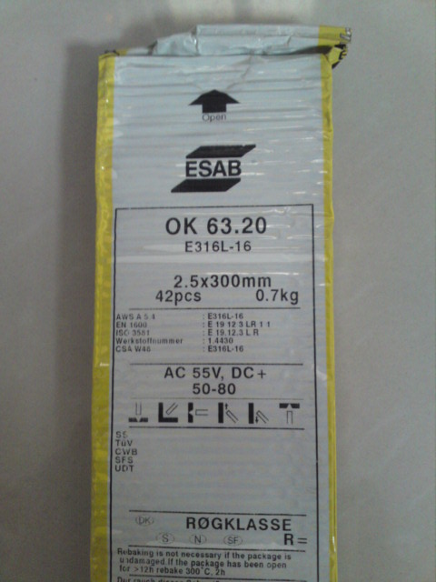 _OK63.20/E316L-16P䓺l/M(jn)ںl